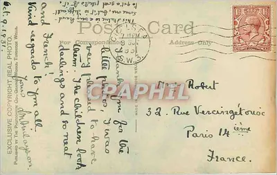 Londyn. Statua Marszałka Focha — wydawca The Photogram Co. n° 70892 — Rewers