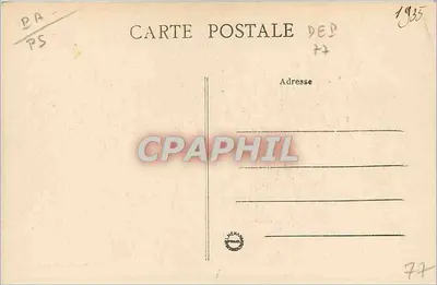 Floresta de Fontainebleau — A Fonte do Mont-Chauvet — Coleção Artística Dr. M. — Verso