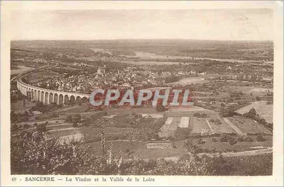 Sancerre — O Viaduto e a Vale da Loire — Edição L. Hérmel, Sancerre