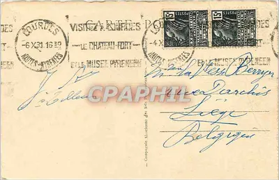 Lourdes - Bênção dos doentes — editor não identificado, n° 65 — Verso