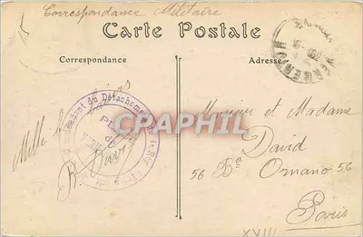 Saint-More — Il Rocher de la Vierge — C. M. — Verso