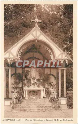 Pellevoisin (Indre) — Parc de l'Hermitage — Reposoir N.-D. de Miséricorde