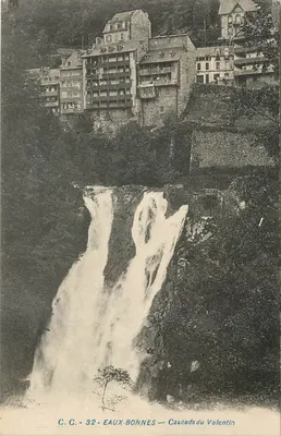 Eaux-Bonnes — Cachoeira do Valentin — Carrache, editor, n° 32