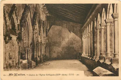 St-Emilion - Cloître da Igreja Colegiada (século XIV) - TITO - 361