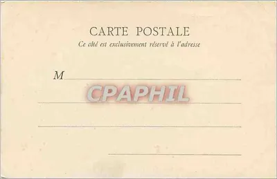 Fontainebleau — Innenansicht des Tapisserie-Saals — B.F., Paris — Rückseite