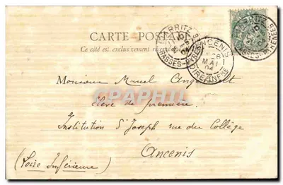 Biarritz — Plaża — E.J.C., Paryż, nr 33 — Rewers