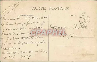 PAU (Castle) — Tapestries and Old Chest — The Illustrated Pyrenees No. 75 — Back