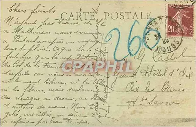 St-Pierre-la-Cluze e o Forte de Joux — 76. St-Pierre-la-Cluze e o Forte de Joux — Verso