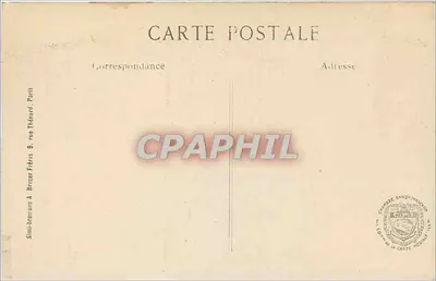 Pierrefonds — Capela do Castelo — Editor A. Breuer Frères, Paris — Verso