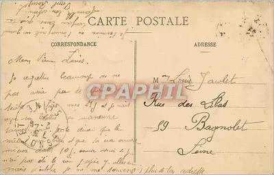 Dijon - Prefektura (dawny Hotel Bouhier de Lantenay) — L. V., wyd. — Rewers