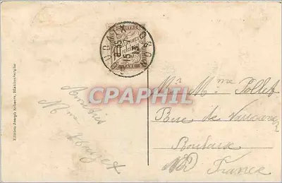 Blankenberghé — O Casino-Kursaal — Edição Joseph Schears — Verso
