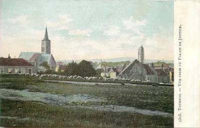 Vista tirada do Palácio de Justiça — Tournai — Journal Tourinal, n° 2305