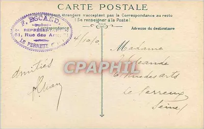Pilot w Dieppe — G. Haroutte — Wydawca nie widoczny — Rewers
