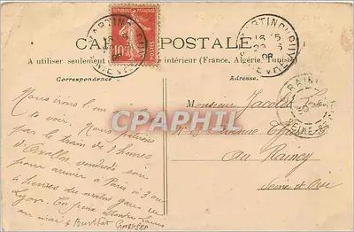 Les Settons — Poço utilizado para verificar a impermeabilidade da Digue — editor não identificado, número de série não visível — Verso