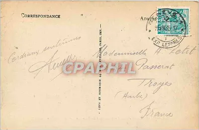 Ginebra — El Lago, El Monumento de Brunswick y el Monte Blancco — I.L.L. — Reverso