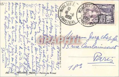 Pointe de Primel — Trégastel — wydawca nieznany, nr 114 — Rewers