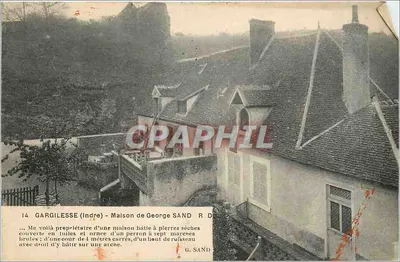 GARGILESSÉ (Indre) — Casa de George Sand — G. SAND
