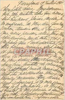 Zamek Pierrefonds — widok z jeźdźcem i wozem — Y. V. 017 — Rewers