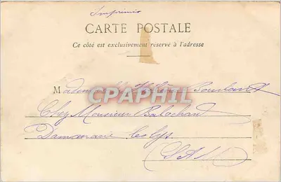 PARIS - A Rue Royale, vista tirada da Madeleine — editor não identificado, número de série não visível — Verso