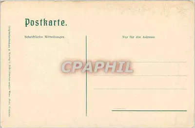 Weissenhurm przy Rynie — Pomnik generała Hoche — wydawca Verlag S. Pfeilmeier, Wwe. 1905 — Rewers