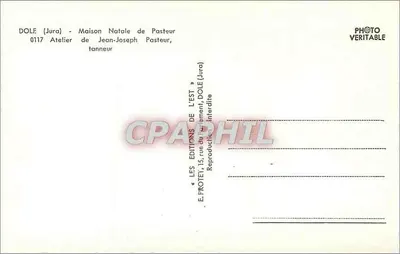 Atelier Jean-Joseph Pasteura — Dole (Jura) — Les Éditions de l'Est — Rewers