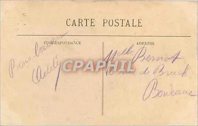 Biarritz Pittoresque — Coucher du Soleil sur l'Océan — N° 63 — Édition Lormlan - Cinche Pardailhan — Rewers