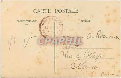 Túmulo de Marie-Elisabeth Joly - Arredores de Falaise (Calvados) — editor Vanchy, n°53 — Verso