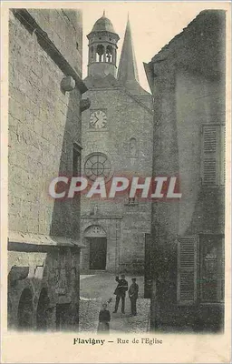 Flavigny — Rue de l'Église — Editor não identificado