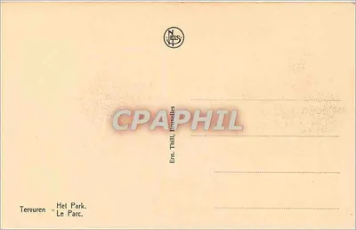Casa espanhola no parque — Tervuren, O Parque — Editor Ern. Thill, Bruxelas — Verso