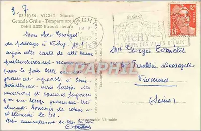 Źródło w Vichy — Duża Sieć — Wydawnictwo La Cigogne — Rewers