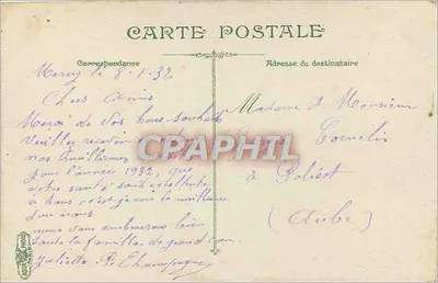 Vichy — Orangeria — widok budynku i wejścia, wydawca LVGE — Rewers