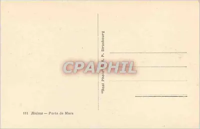 Reims — Porta di Marte — A. P. Strasbourg — Verso