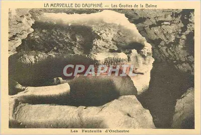 As Grutas da Balme — Os Assentos de Orquestra — Fot. Fred. Ruissonnas e Cie, Paris