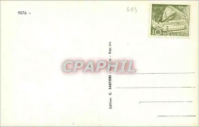 Peyron, Rivière — visão do porto com navio a vapor — C. Sartori, n° 9076 — Verso