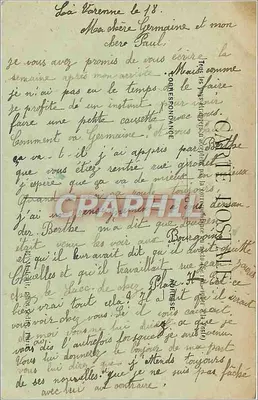 As margens do rio Marne — O Ponte de Chennevières — E. M. n°112 — Verso