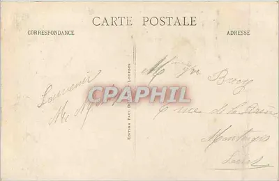 Lourdes — Święty Michał i Krzyż Święty Brytyjski — P. D. — Wydawnictwo Paul Doucet — Rewers