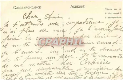 Belle-Île-en-Mer — Tête de Clown à Port-Donnenant — LL. — Verso