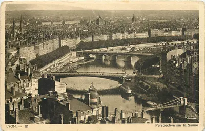 LYON — Perspective sur la Saône — Reivax, n°81
