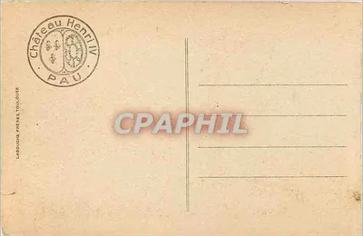Pau — Ogólny widok rzeki Gave — wydawca Labouche Frères, n°6 — Rewers