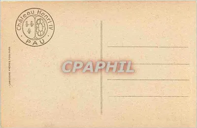 Pau - Castelo Henri IV - Donvon, fachada e entradas — Verso