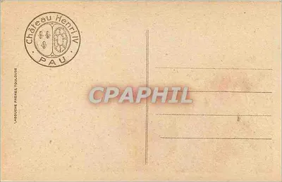 Os Adeus de Gabrielle d'Estrées — Tapeçaria do Castelo — Tapeçaria Gobelins (século XVIII) — n°720 — Verso