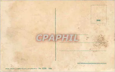 Gand, Il Belfiore — editore Atelier H. Gubenheim & Co., Zurigo, n° 12358 — Verso