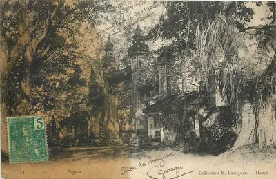Pagode — Hanói — Coleção M. Passignat