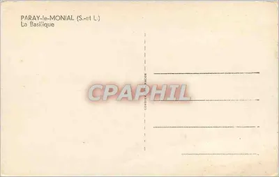 Paray-le-Monial — A Basílica — editor Cim — Verso
