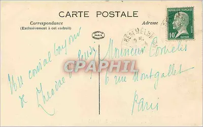 Barbizon — A Floresta. O Elefante — Edit. Art. Georges, Barbizon — Verso