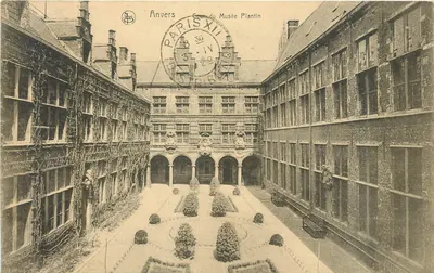 Anvers — Pátio do Museu Plantin — Editor Neis, série 39