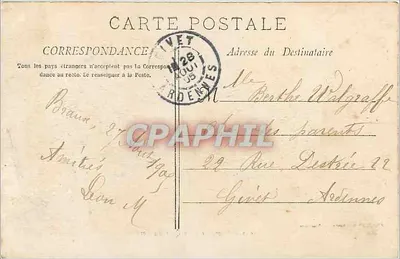 Marseille — De Kade van het Haven — Fototypie L. Laco, n°510 — Achterkant