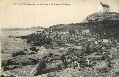 Roscoff (Finistère) — A Grève e a Capela Ste-Barbe