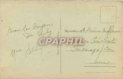 Vichy - Źródło Szpitalne — wydawca Beguin, nr 377 — Rewers