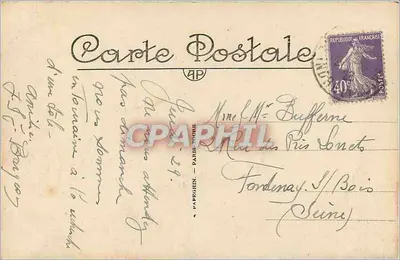 Loches (Loire-et-Loire) — Het Koninklijk Kasteel, De Poort van de Cordeliers en de Collegiale — A.P. n°21 — Achterkant
